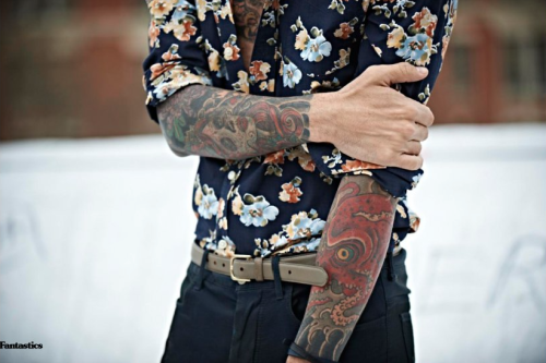 Black Floral Shirt