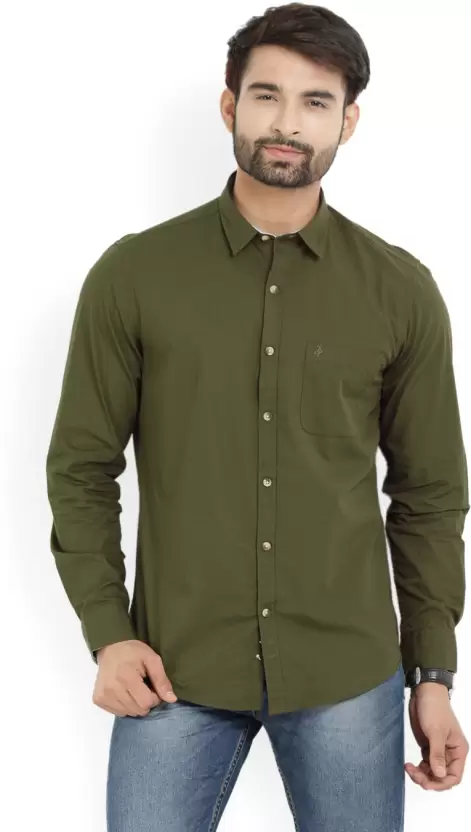 olive Green Shirt