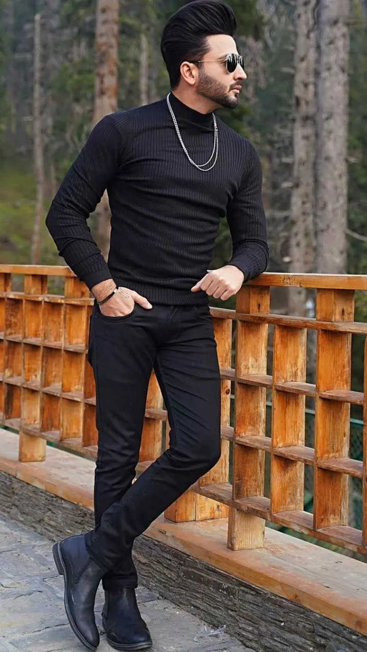 How to Match Your Black Shirts with Different Pants