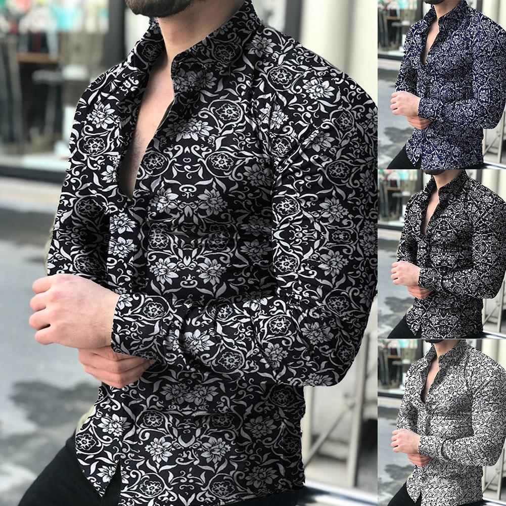 Black Floral Shirt