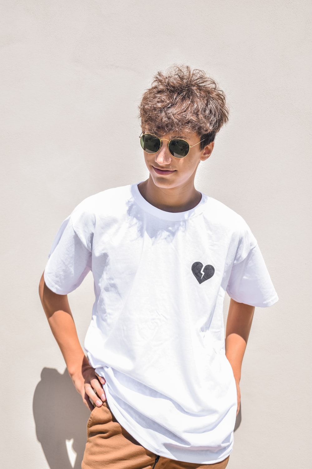 Oversized White T-shirt Mens