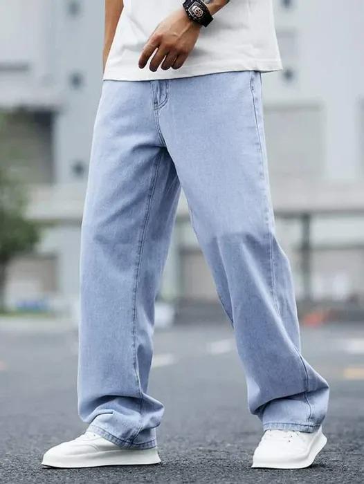 Redefining Style : Resurgence of Wide Leg Jeans for Men 2024