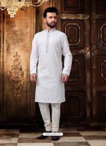 White Kurta For Men