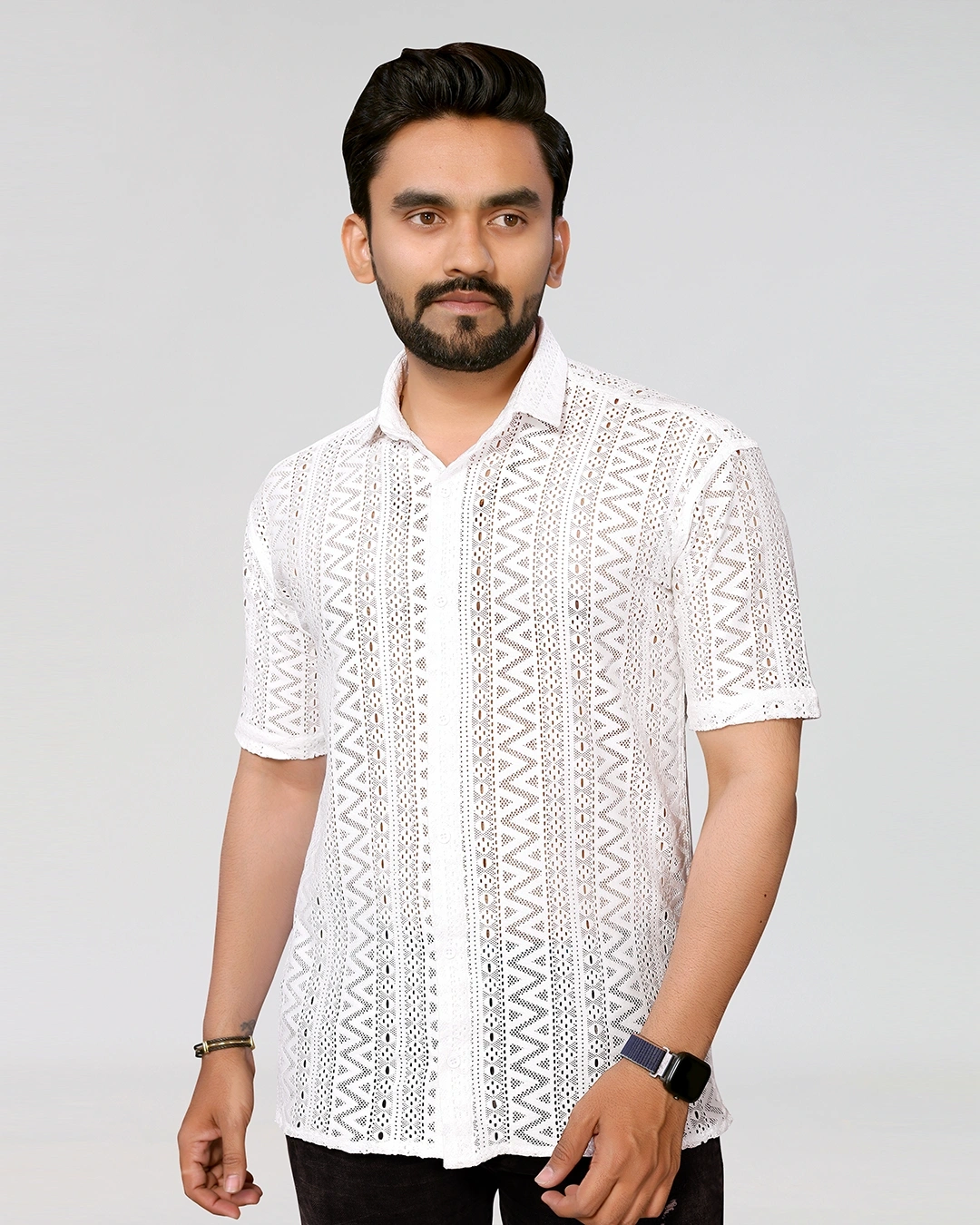 Off White Shirts by Rocking Swamy: A Must Have in 2024